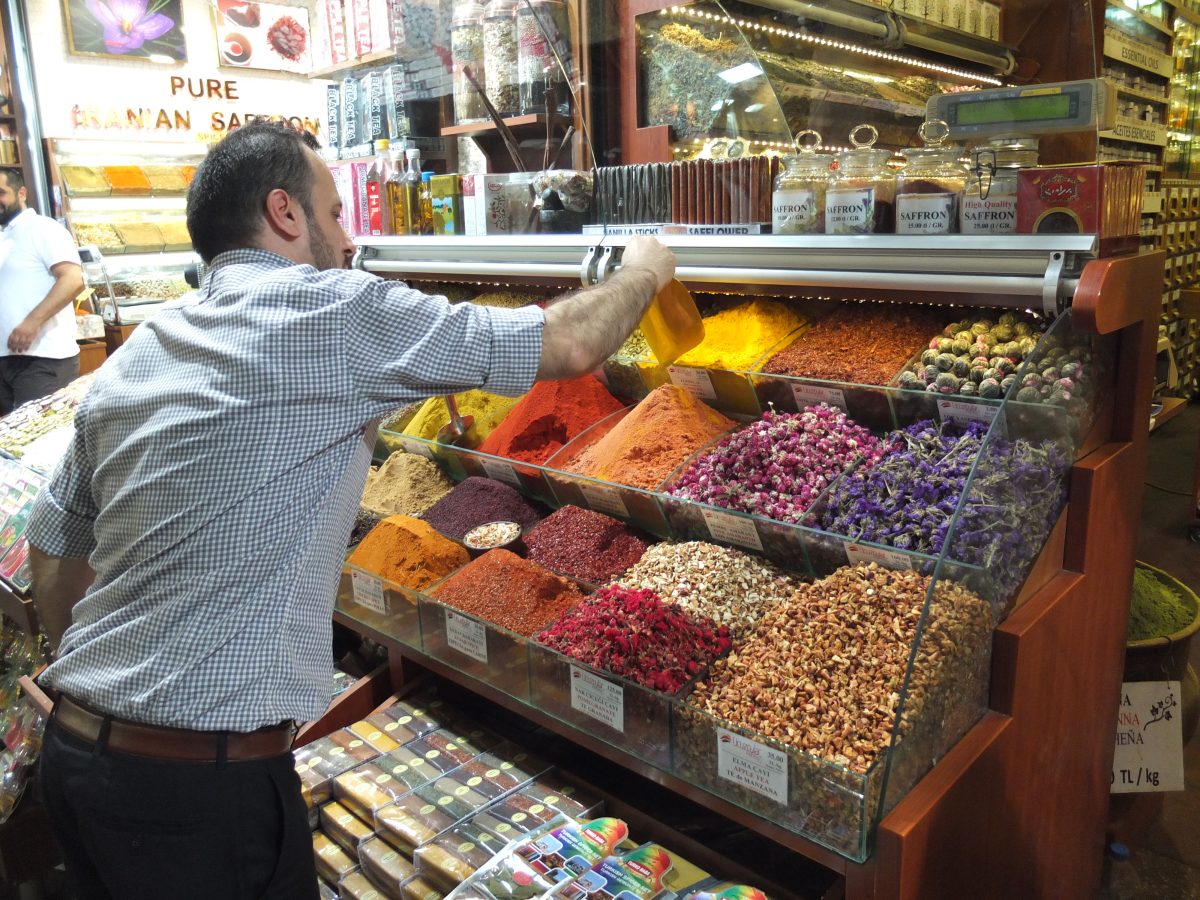 especiarias no souk