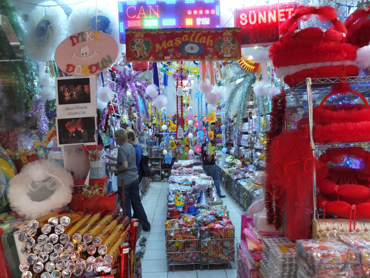 para festas no souk de Istambul
