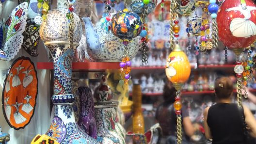 cor no souk de Istambul