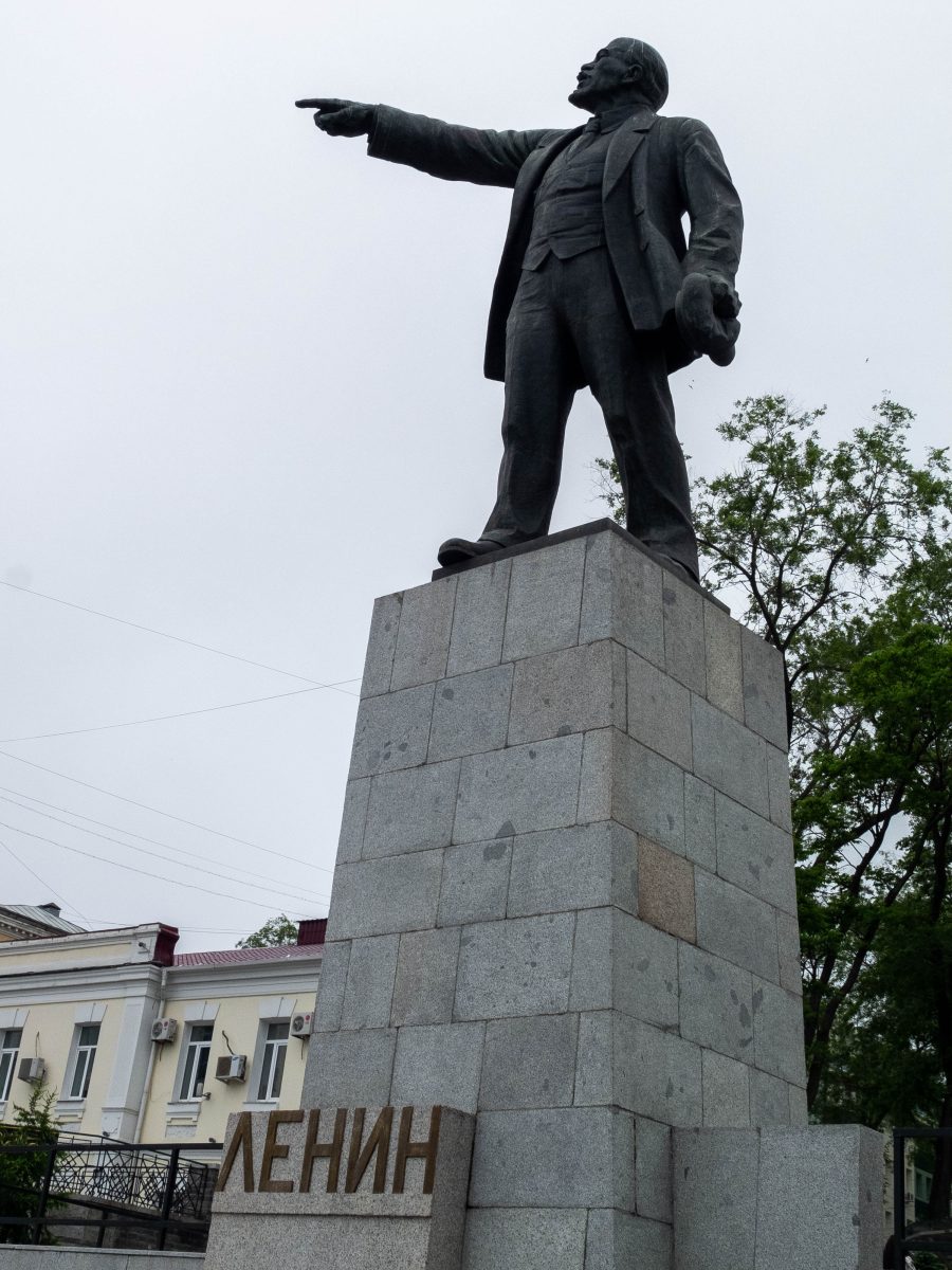 Estátua de Lenine em Vladivostok