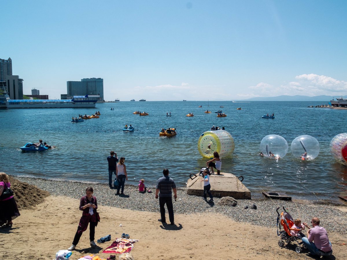 A baía de Vladivostok