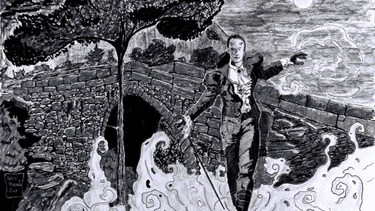 Ponte do diabo: Ilustração de Mário Vasconcelos