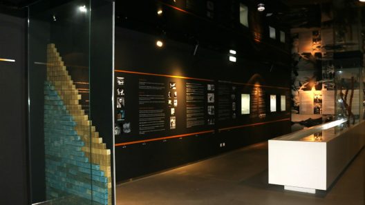 espaço expositivo do museu do sabão