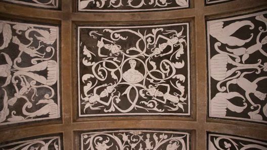 Um motivo surpreendente numa capela