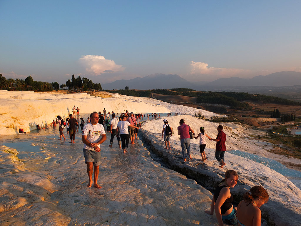 A pressão turística de Pamukkale